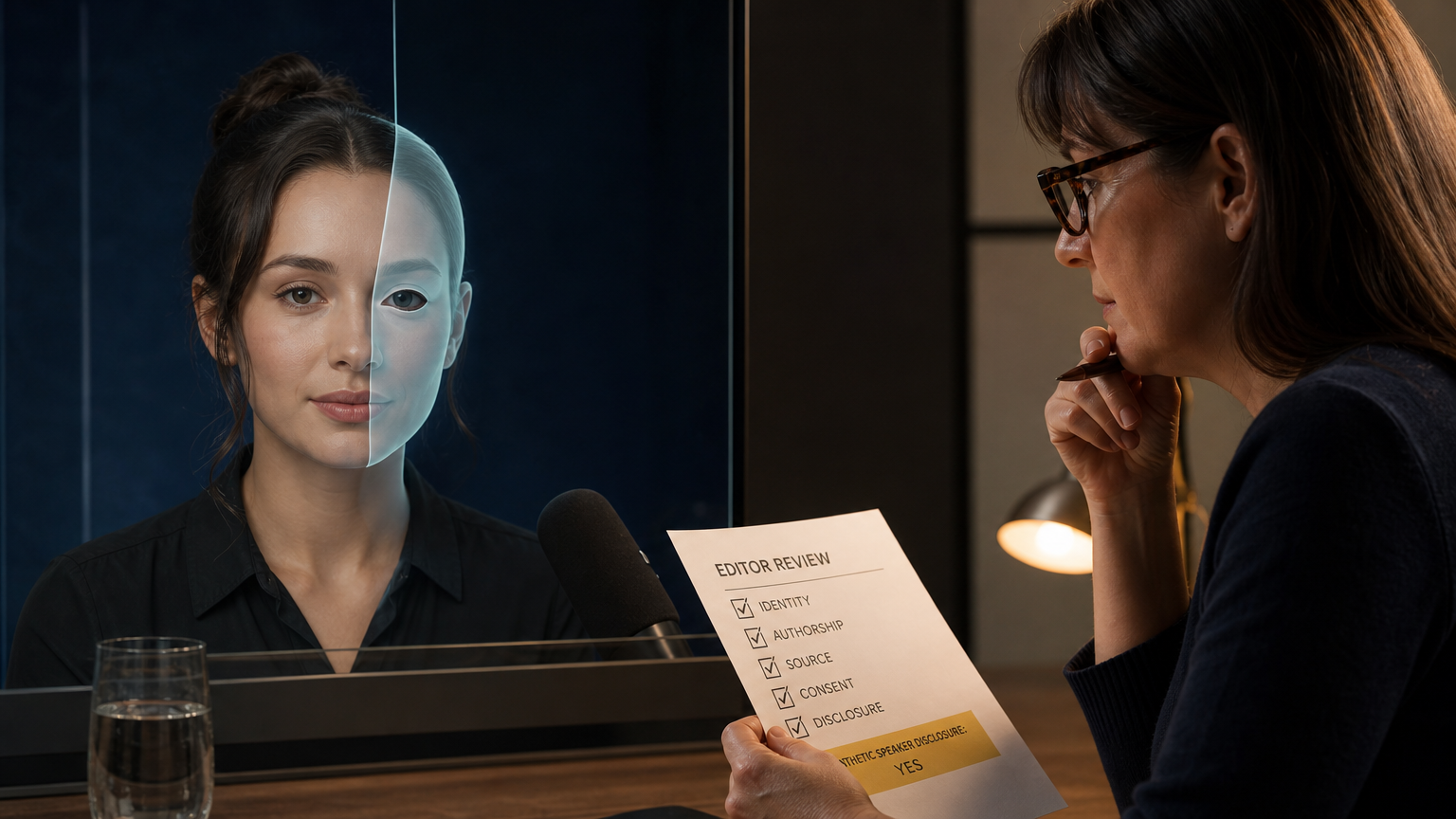 When an AI Actor Looks Real, Disclosure Is Part of the Performance - featured article image