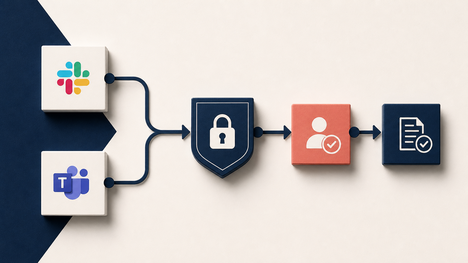 How to Connect One AI Agent to Slack and Teams Without Losing Control - inline comparison